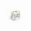 Zalio versilberter Ring mit Botschaft