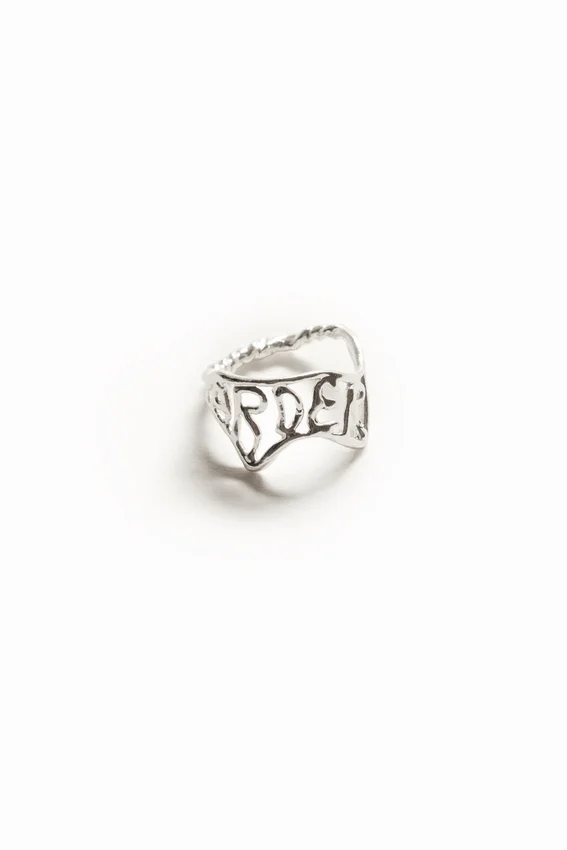 Zalio versilberter Ring mit Botschaft Zalio versilberter Ring mit Botschaft