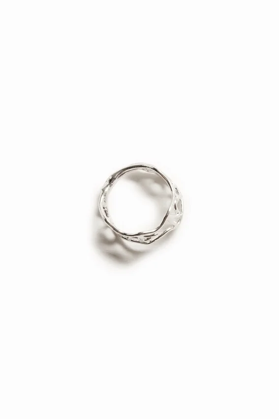 Zalio versilberter Ring mit Botschaft Zalio versilberter Ring mit Botschaft