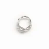 Zalio versilberter Ring mit Botschaft