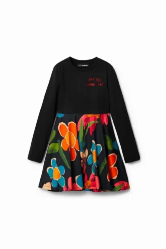 Zwei-in-Eins-Blumenkleid Zwei-in-Eins-Blumenkleid
