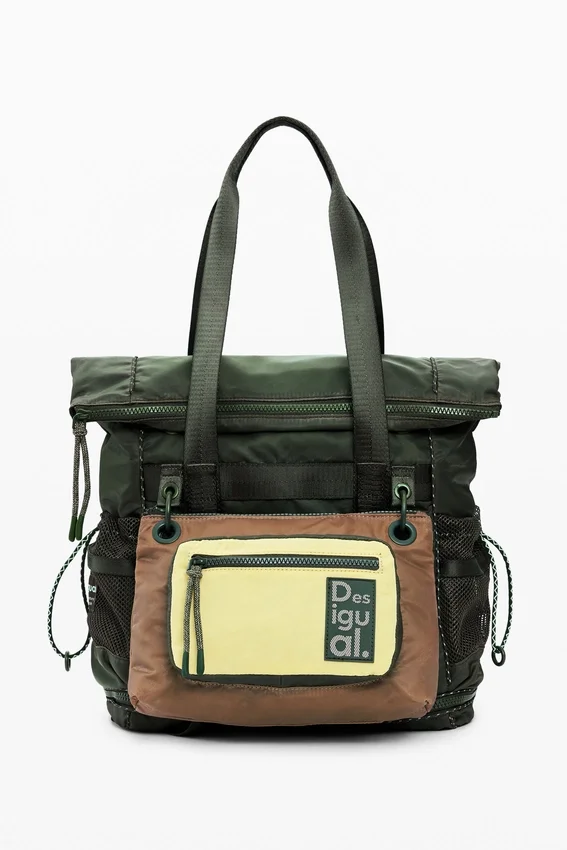 Zweifarbiger gewachster Voyager-Rucksack Zweifarbiger gewachster Voyager-Rucksack