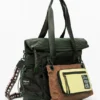 Zweifarbiger gewachster Voyager-Rucksack Zweifarbiger gewachster Voyager-Rucksack