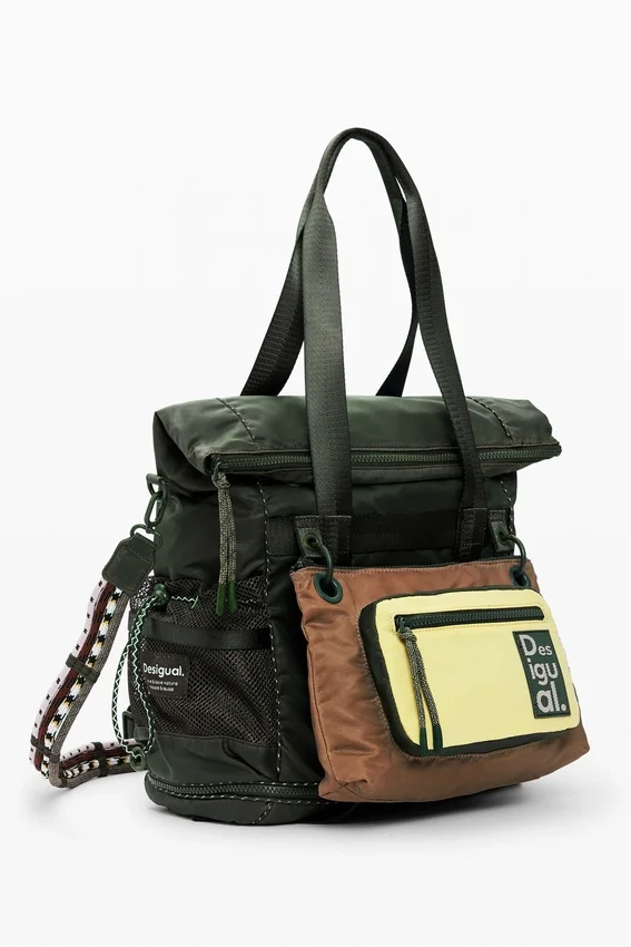 Zweifarbiger gewachster Voyager-Rucksack Zweifarbiger gewachster Voyager-Rucksack