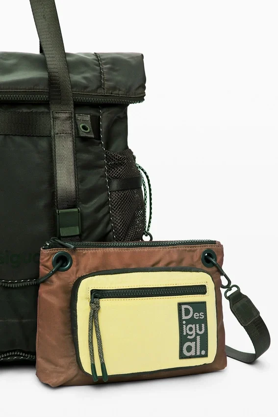 Zweifarbiger gewachster Voyager-Rucksack Zweifarbiger gewachster Voyager-Rucksack