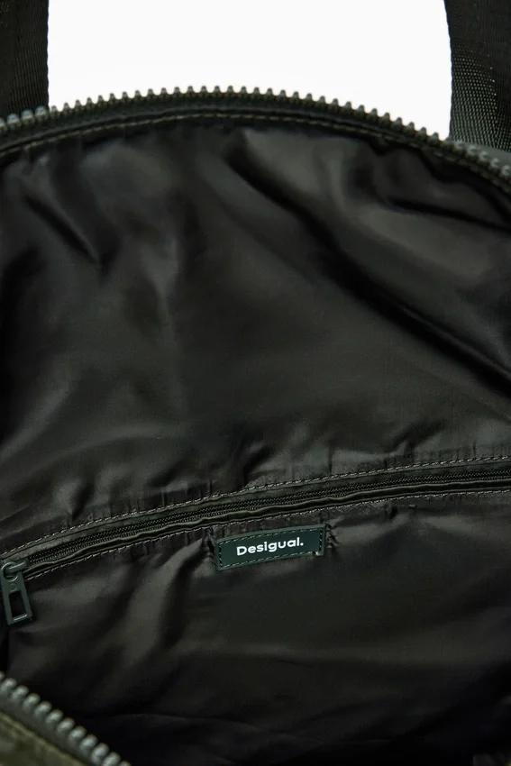 Zweifarbiger gewachster Voyager-Rucksack Zweifarbiger gewachster Voyager-Rucksack