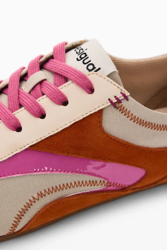 Zweifarbiger Sneaker Zweifarbiger Sneaker