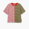 Zweifarbiges gestreiftes T-Shirt Zweifarbiges gestreiftes T-Shirt