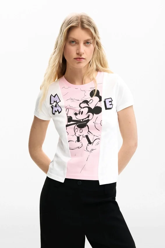 Zweifarbiges Mickey Mouse™ T-Shirt Zweifarbiges Mickey Mouse™ T-Shirt