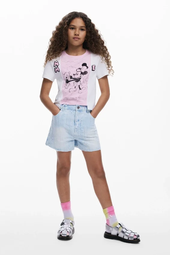 Zweifarbiges Mickey Mouse™ T-Shirt Zweifarbiges Mickey Mouse™ T-Shirt