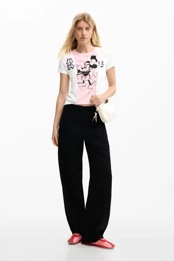 Zweifarbiges Mickey Mouse™ T-Shirt Zweifarbiges Mickey Mouse™ T-Shirt