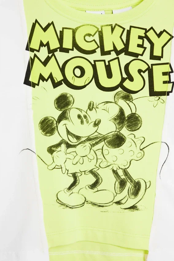 Zweifarbiges Mickey- und Minnie-Mouse™-T-Shirt Zweifarbiges Mickey- und Minnie-Mouse™-T-Shirt