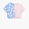 Zweifarbiges T-Shirt Zweifarbiges T-Shirt